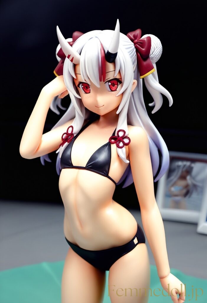 Vtuber　百鬼あやめのフィギュア風AIエロ画像2 5枚目