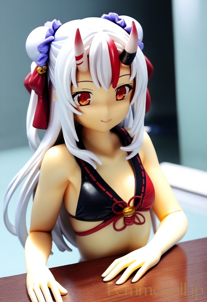 Vtuber　百鬼あやめのフィギュア風AIエロ画像2 1枚目