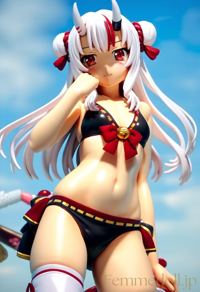Vtuber　百鬼あやめのフィギュア風AIエロ画像2