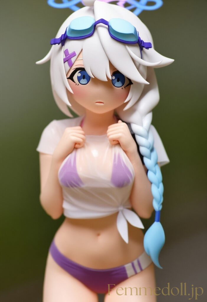 ブルーアーカイブ　キリノのフィギュア風AIエロ画像 1枚目