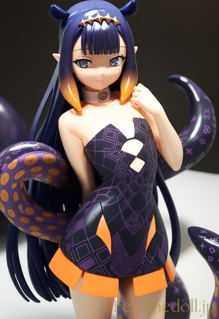 Vtuber　一伊那尓栖のフィギュア風AIエロ画像 19枚目