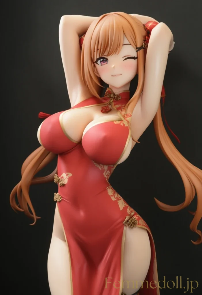 「このチャイナ服、脱がしてくれる？♡」舞台裏で限界突破！人気アイドルの裏の顔…【エロ画像】 12枚目
