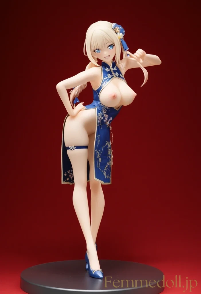 「このチャイナ服、脱がしてくれる？♡」舞台裏で限界突破！人気アイドルの裏の顔…【エロ画像】 3枚目