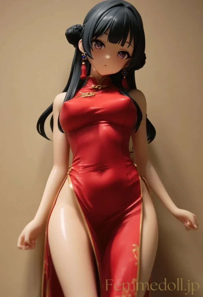 「このチャイナ服、脱がしてくれる？♡」舞台裏で限界突破！人気アイドルの裏の顔…【エロ画像】 11枚目