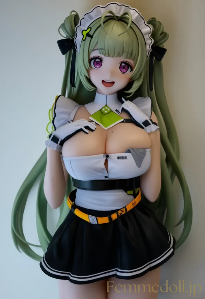 NIKKE　爆乳メイド ソーダのはみ出しそうな誘惑が凄すぎるイラストまとめ 20枚目