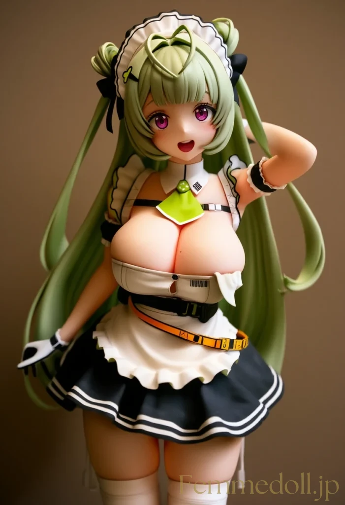 NIKKE　爆乳メイド ソーダのはみ出しそうな誘惑が凄すぎるイラストまとめ 14枚目