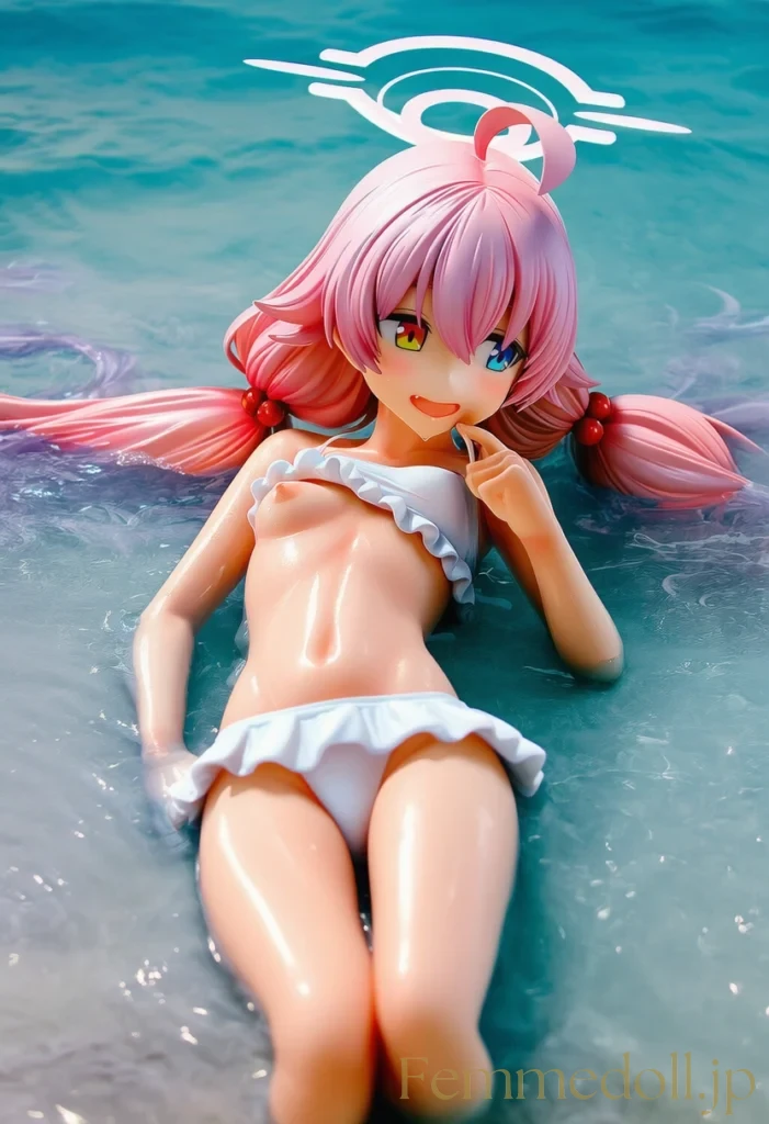 「ん〜…先生、日焼け止め塗ってくれる？♡」ホシノの無防備な水着姿に興奮しちゃう♡【ブルアカエロ画像】 13枚目