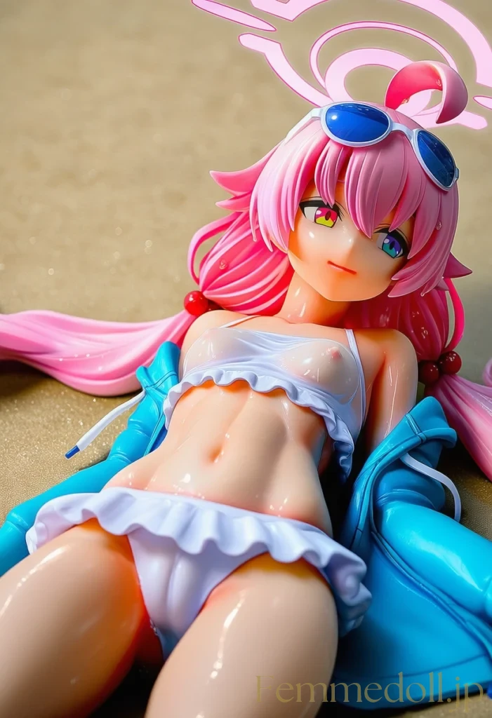 「ん〜…先生、日焼け止め塗ってくれる？♡」ホシノの無防備な水着姿に興奮しちゃう♡【ブルアカエロ画像】 19枚目