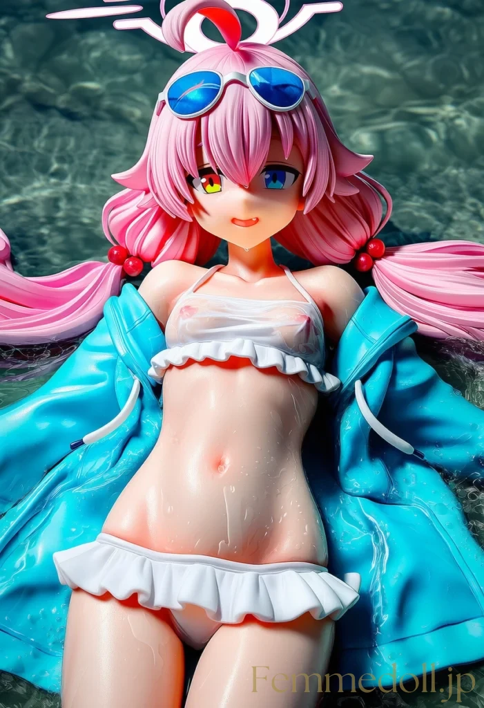 「ん〜…先生、日焼け止め塗ってくれる？♡」ホシノの無防備な水着姿に興奮しちゃう♡【ブルアカエロ画像】 8枚目