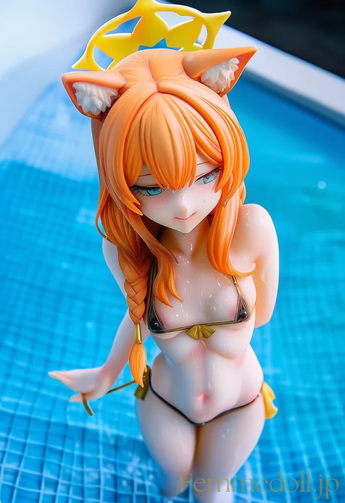 聖女マリーが限界露出マイクロビキニで先生をムラつかせちゃうやつ【ブルアカエロ画像】 22枚目