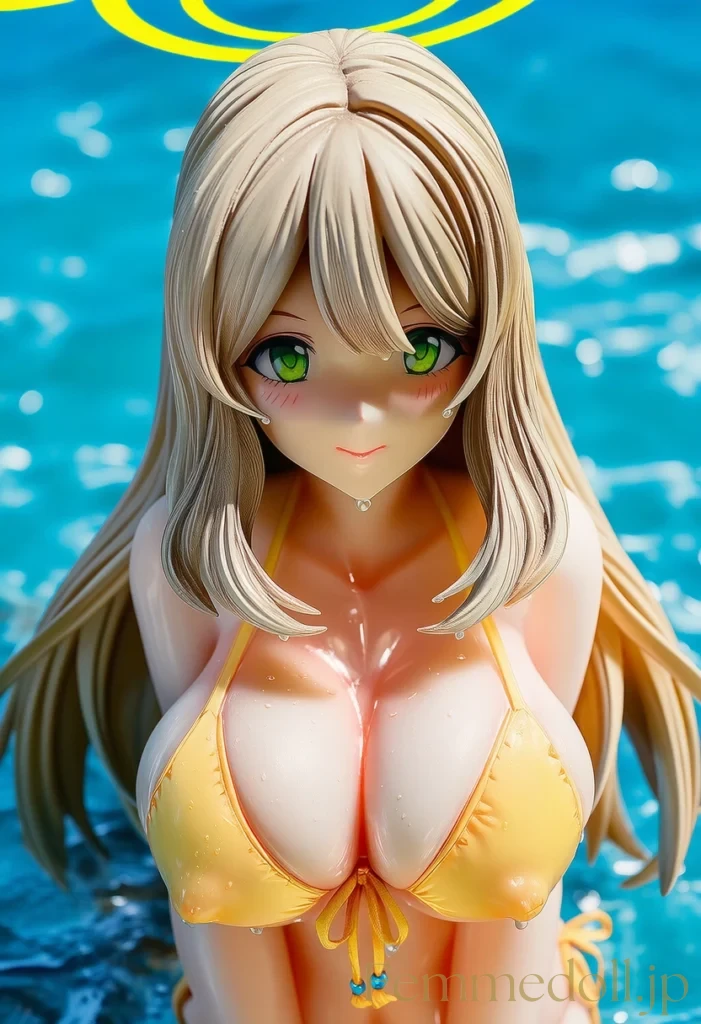 ノノミの豊満すぎるボディが引き立つ水着姿がたまらない！【ブルアカエロ画像】 28枚目