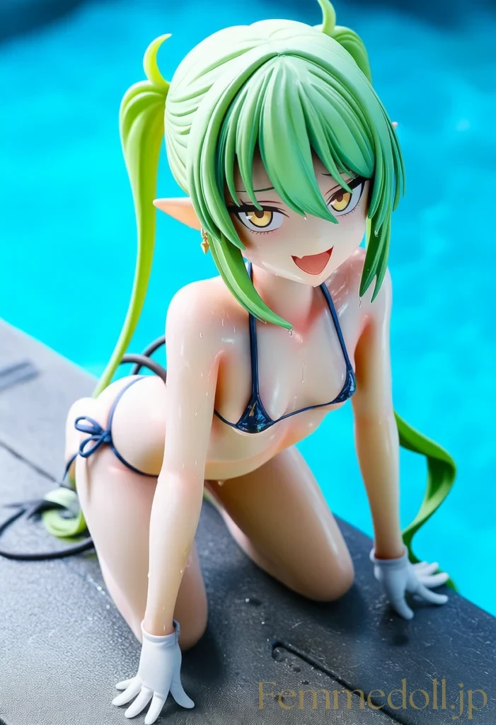 ノゾミの挑発的なマイクロビキニ姿に堪らず…【ブルアカエロ画像】 11枚目