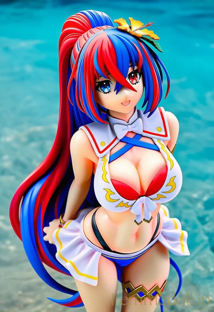 リュール、水着姿で"エンゲージ"！太陽の下で輝く豊満ボディを大解剖【FEエロ画像】 12枚目