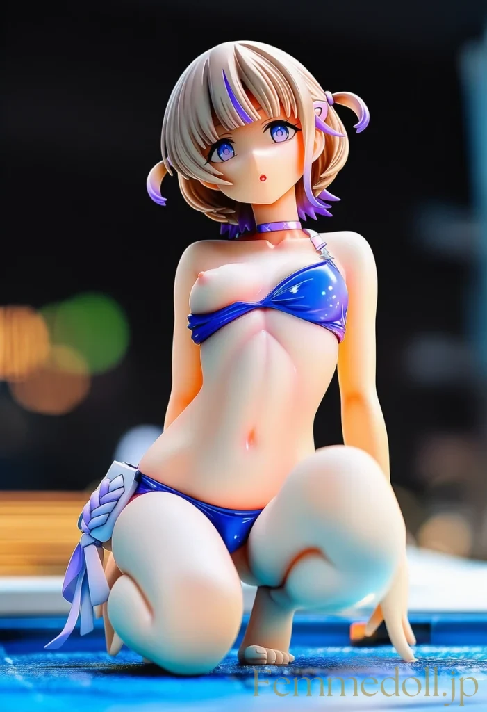 轟はじめ、夏の特訓は水着で！普段見れない姿をこっそり公開します【Vtuberエロ画像】 21枚目