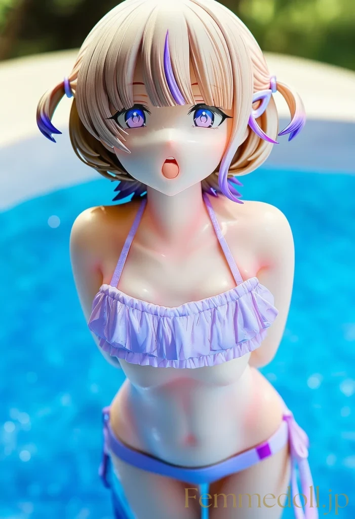 轟はじめ、夏の特訓は水着で！普段見れない姿をこっそり公開します【Vtuberエロ画像】 28枚目