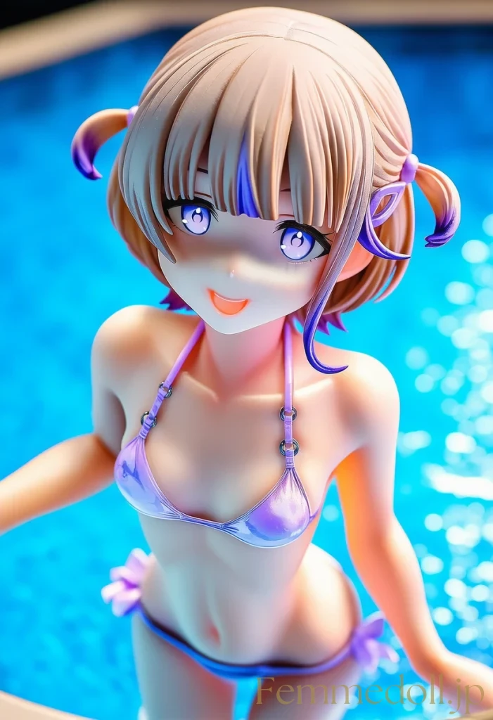 轟はじめ、夏の特訓は水着で！普段見れない姿をこっそり公開します【Vtuberエロ画像】 23枚目