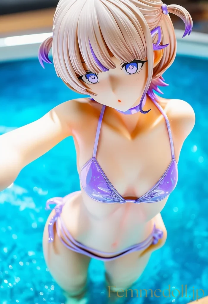 轟はじめ、夏の特訓は水着で！普段見れない姿をこっそり公開します【Vtuberエロ画像】 36枚目