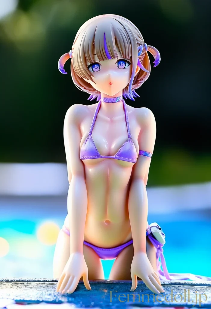 轟はじめ、夏の特訓は水着で！普段見れない姿をこっそり公開します【Vtuberエロ画像】 30枚目