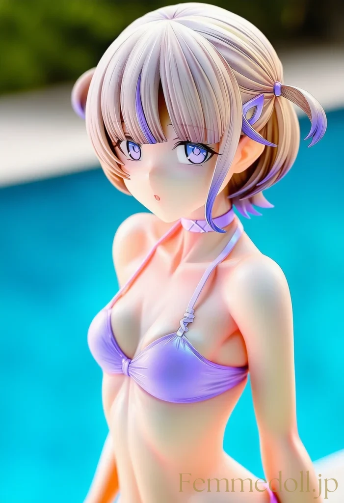 轟はじめ、夏の特訓は水着で！普段見れない姿をこっそり公開します【Vtuberエロ画像】 16枚目