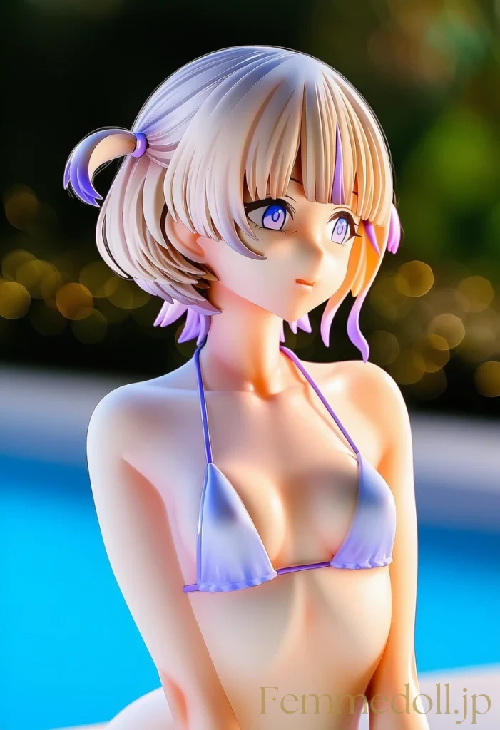 轟はじめ、夏の特訓は水着で！普段見れない姿をこっそり公開します【Vtuberエロ画像】 19枚目