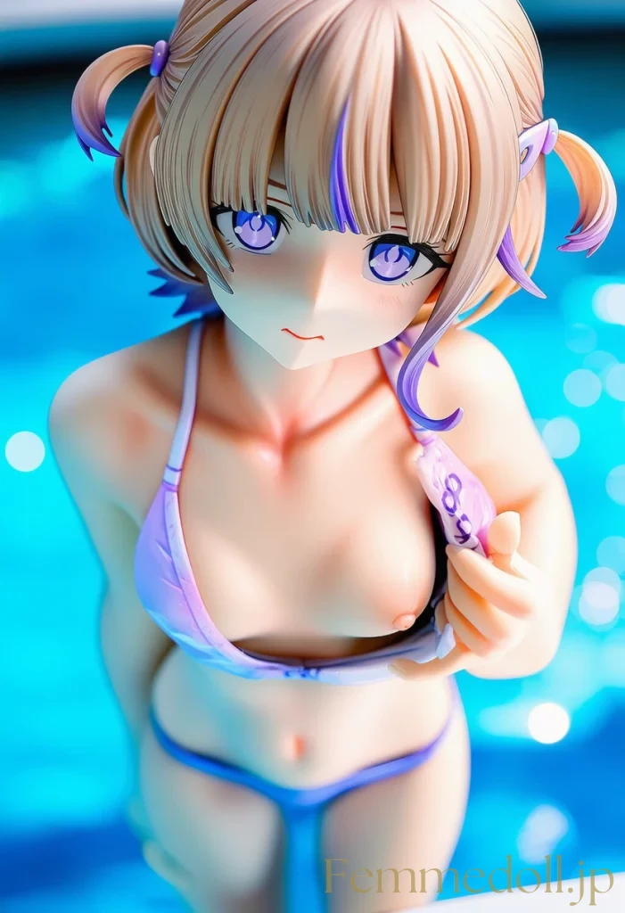 轟はじめ、夏の特訓は水着で！普段見れない姿をこっそり公開します【Vtuberエロ画像】 31枚目