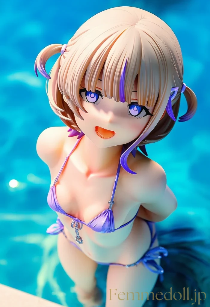 轟はじめ、夏の特訓は水着で！普段見れない姿をこっそり公開します【Vtuberエロ画像】 2枚目