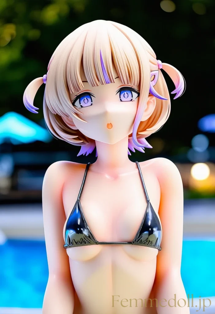 轟はじめ、夏の特訓は水着で！普段見れない姿をこっそり公開します【Vtuberエロ画像】 9枚目