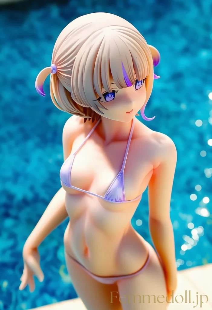 轟はじめ、夏の特訓は水着で！普段見れない姿をこっそり公開します【Vtuberエロ画像】 5枚目