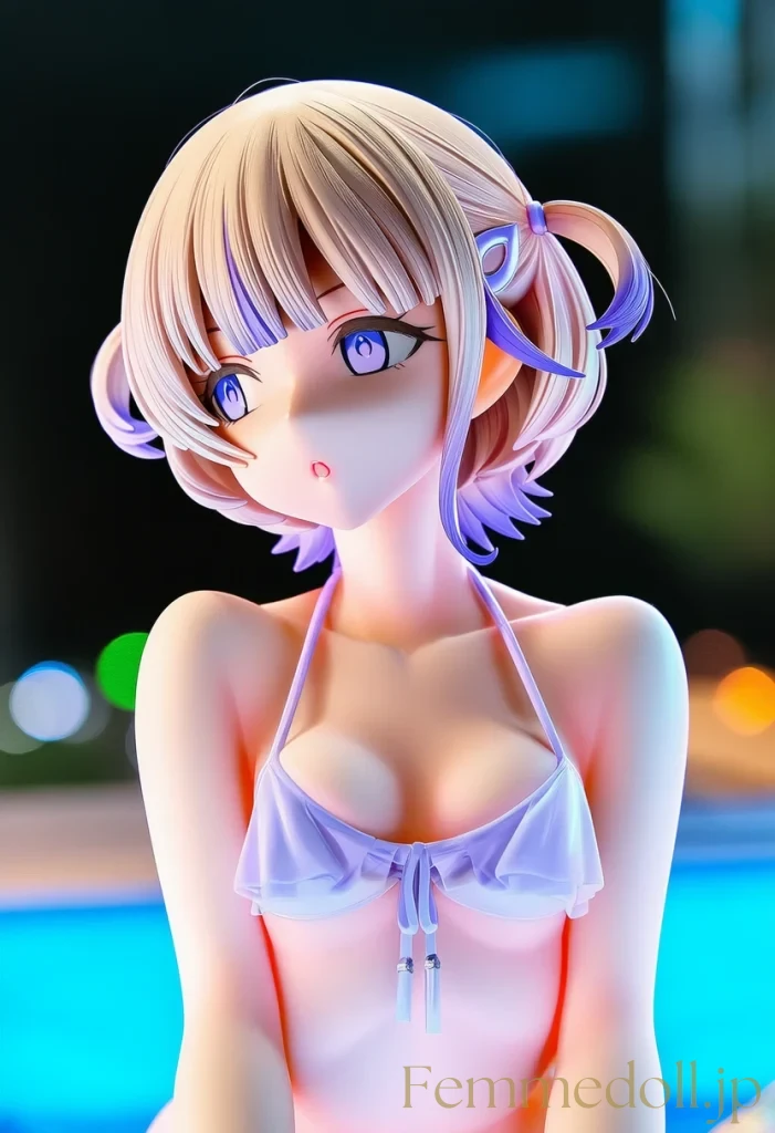 轟はじめ、夏の特訓は水着で！普段見れない姿をこっそり公開します【Vtuberエロ画像】 4枚目