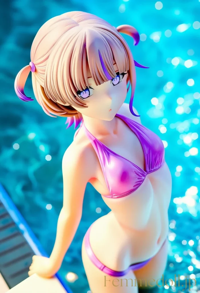 轟はじめ、夏の特訓は水着で！普段見れない姿をこっそり公開します【Vtuberエロ画像】 3枚目