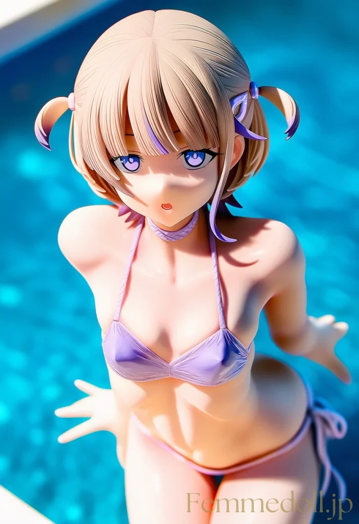 轟はじめ、夏の特訓は水着で！普段見れない姿をこっそり公開します【Vtuberエロ画像】 32枚目