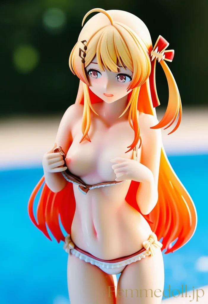 音乃瀬奏の秘密の水着姿…ちょっとだけ見せてあげる♡【Vtuberエロ画像】 12枚目