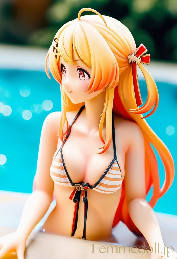 音乃瀬奏の秘密の水着姿…ちょっとだけ見せてあげる♡【Vtuberエロ画像】 8枚目