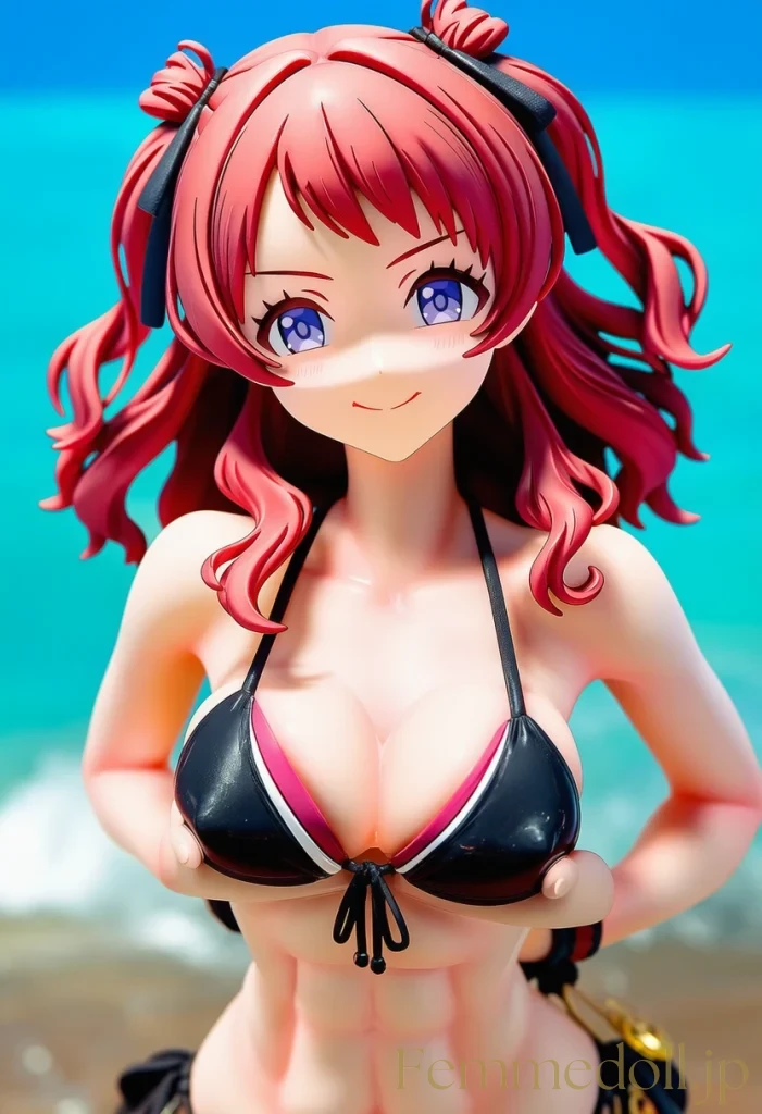 花海咲希、海辺で挑む特別レッスン。研ぎ澄まされた肉体が眩しく輝く♪【学マスエロ画像】 21枚目