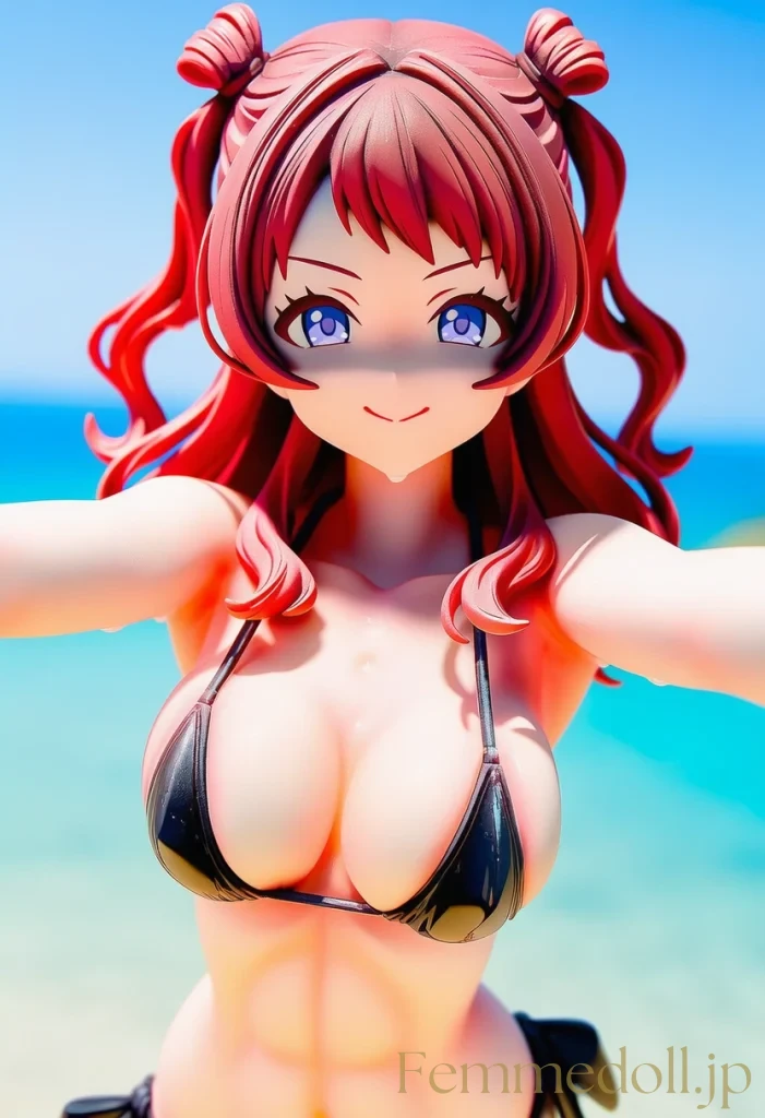 花海咲希、海辺で挑む特別レッスン。研ぎ澄まされた肉体が眩しく輝く♪【学マスエロ画像】 8枚目