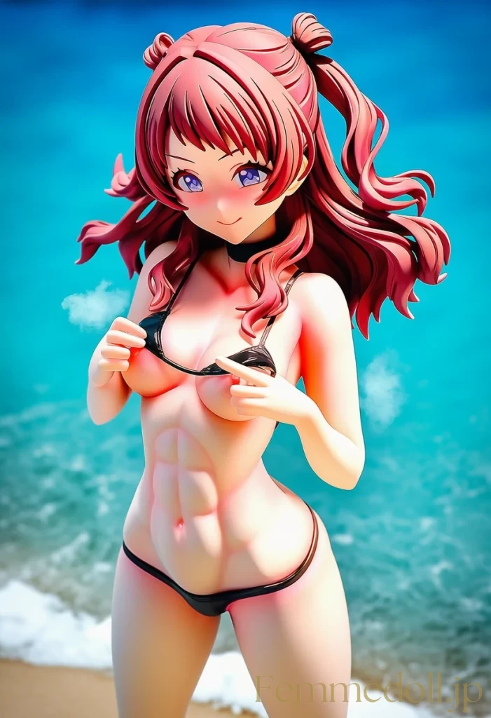 花海咲希、海辺で挑む特別レッスン。研ぎ澄まされた肉体が眩しく輝く♪【学マスエロ画像】 6枚目