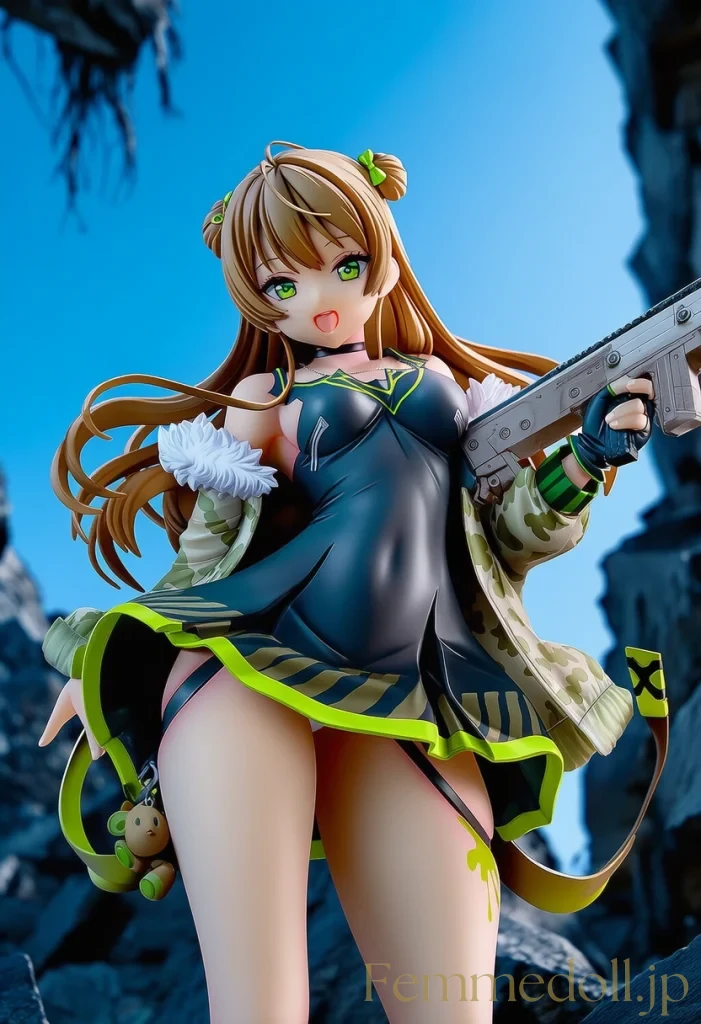 【ドルフロ】RFB:甘美な裸身が崩壊の街に溶け込む【AI生成イラスト30枚】 7枚目