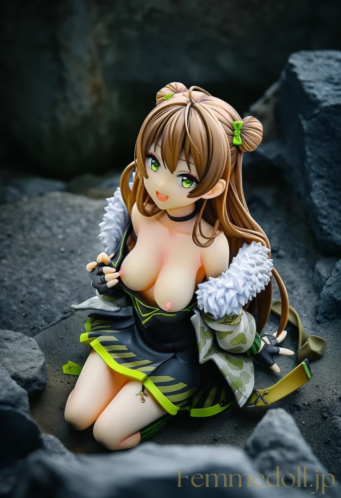 【ドルフロ】RFB:甘美な裸身が崩壊の街に溶け込む【AI生成イラスト30枚】 1枚目