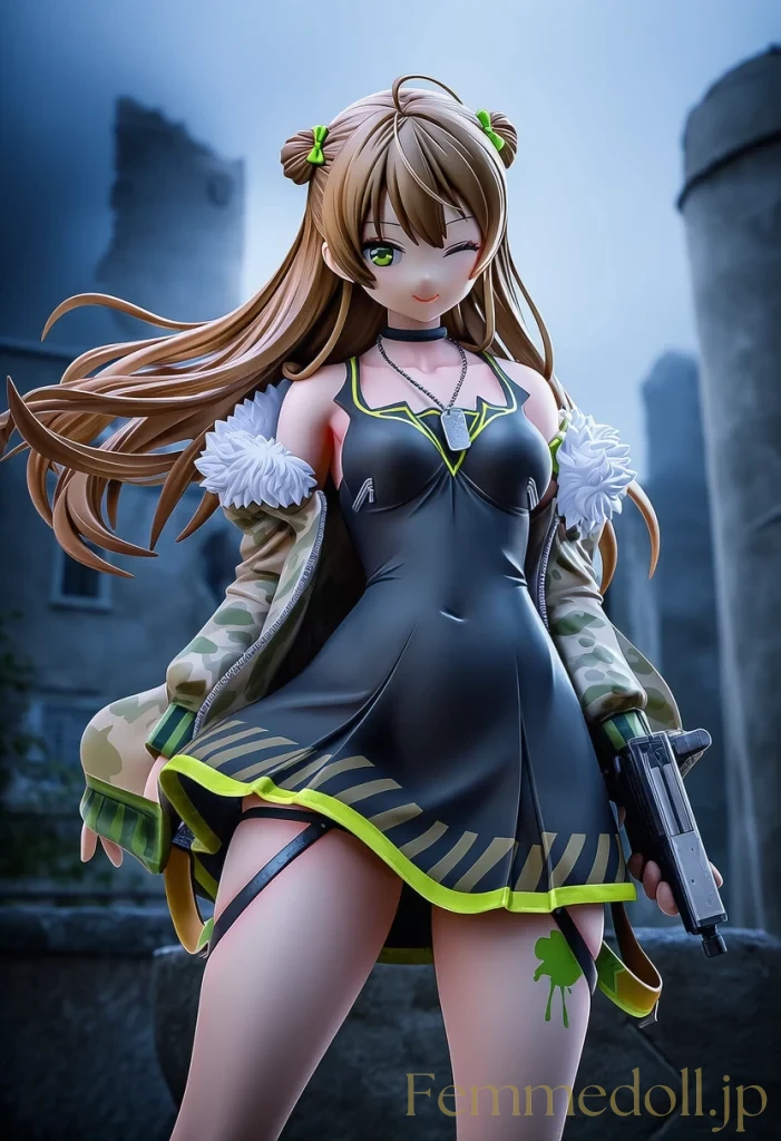 【ドルフロ】RFB:甘美な裸身が崩壊の街に溶け込む【AI生成イラスト30枚】 28枚目