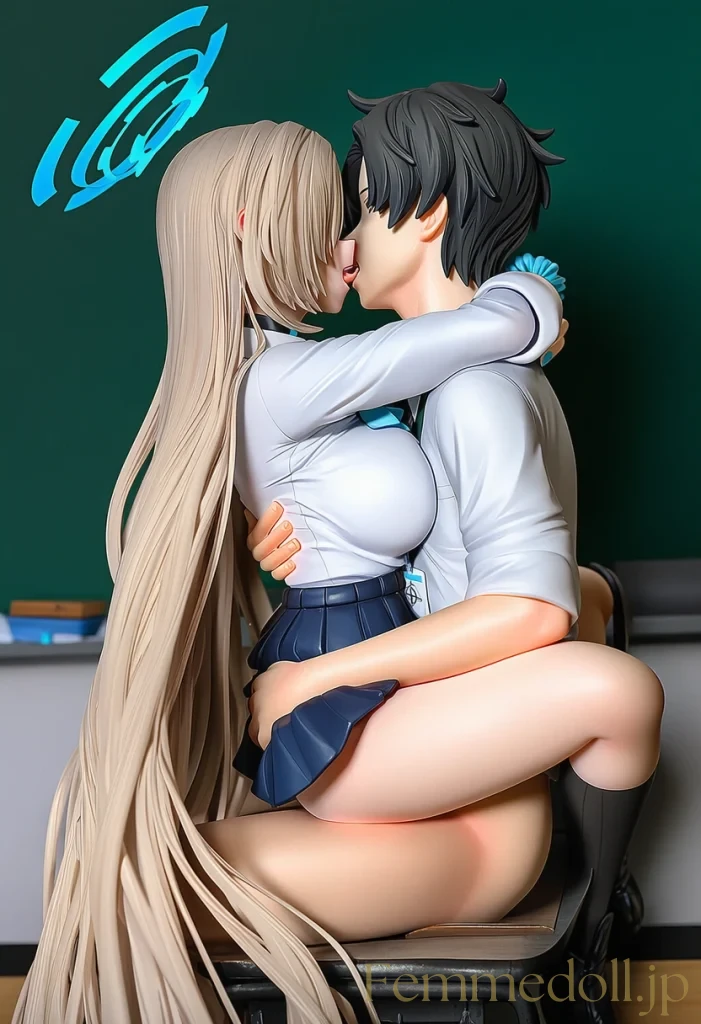 アスナが教室で先生と制服中出しラブラブSEX、エロすぎてワイ精子枯渇 23枚目