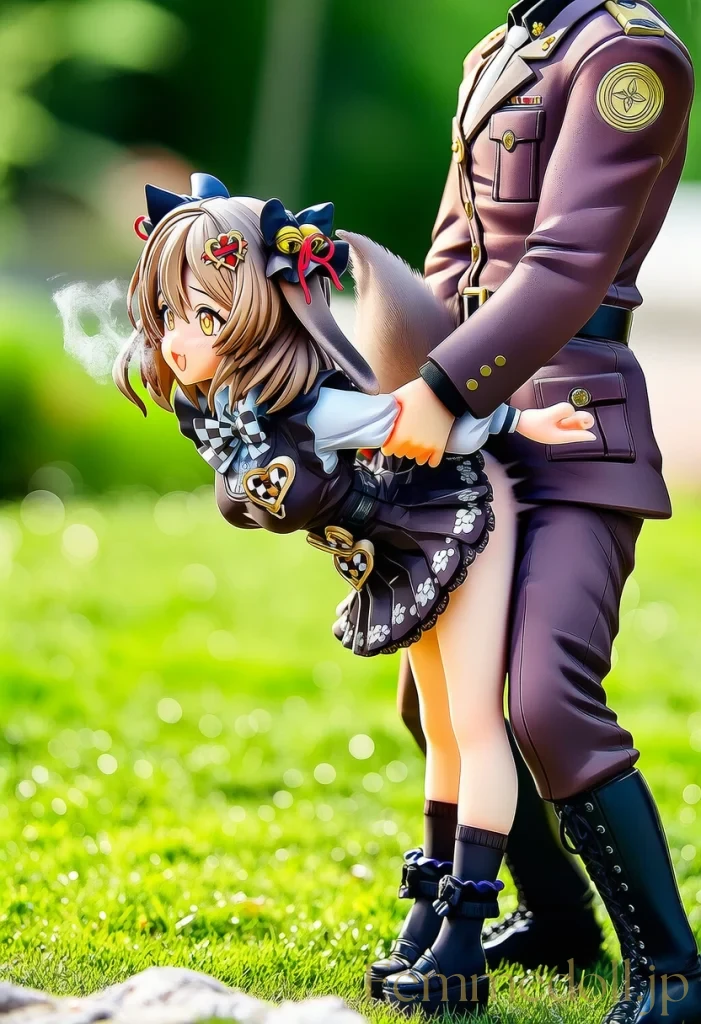 【勝利の女神:NIKKE】ビスケットと野外で動物みたいに絡みつき、欲情絶頂【AIエロイラスト36枚】 17枚目