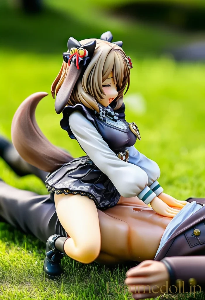 【勝利の女神:NIKKE】ビスケットと野外で動物みたいに絡みつき、欲情絶頂【AIエロイラスト36枚】 10枚目