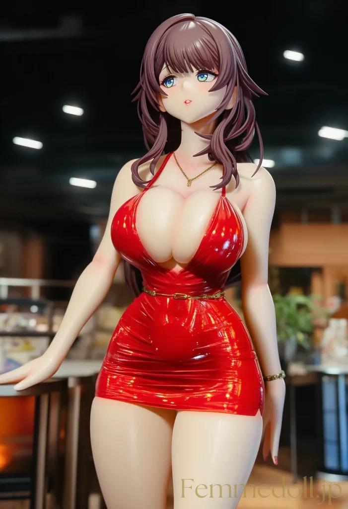 【オリジナル】巨乳お姉さん「触ってみたいでしょ？」ボディコンで誘惑腰振り【セクシーイラスト30枚】 11枚目
