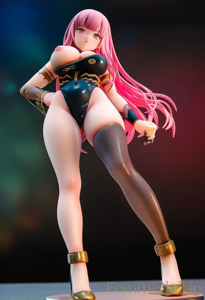 【Hololive】森カリオペ「来なよ…」クール巨乳で誘惑ポーズ【フィギュア風AIエロ24枚】 12枚目