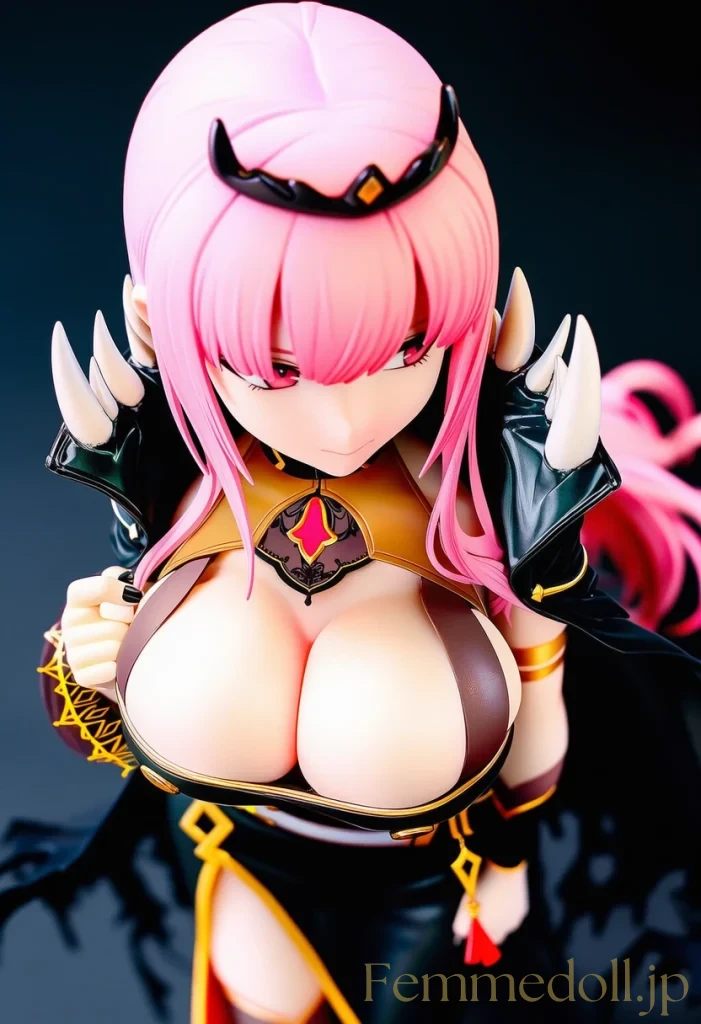 【Hololive】森カリオペ「来なよ…」クール巨乳で誘惑ポーズ【フィギュア風AIエロ24枚】 9枚目