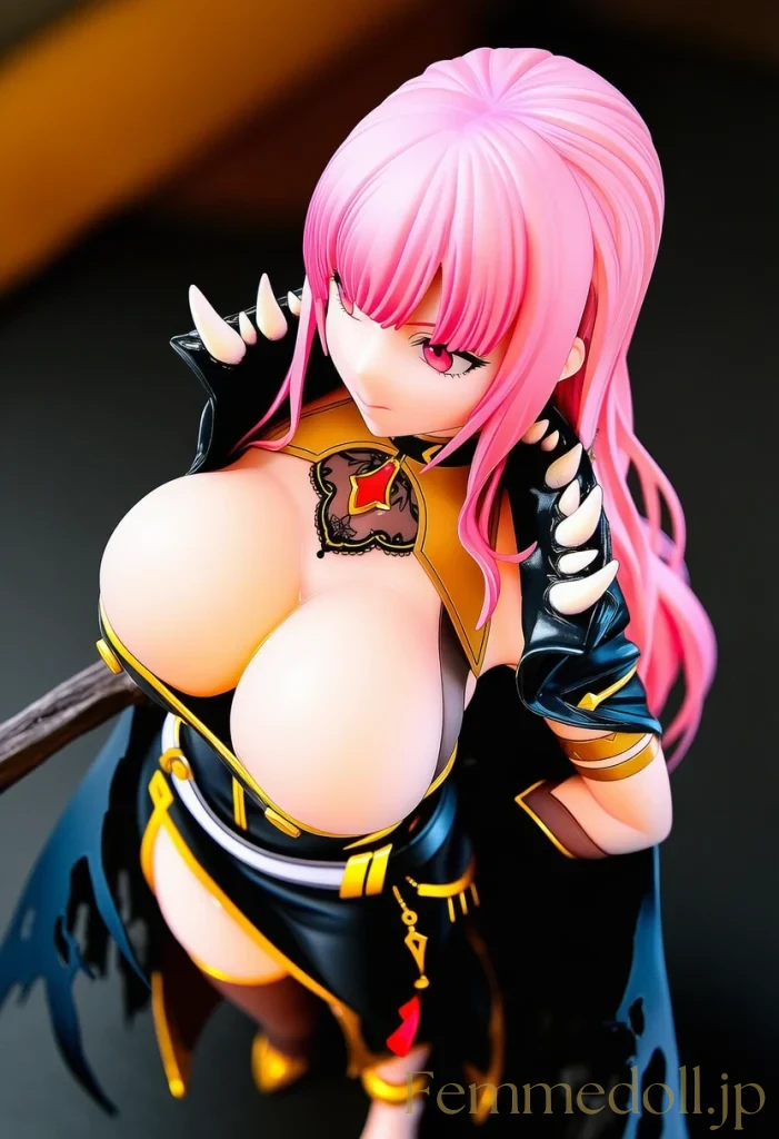 【Hololive】森カリオペ「来なよ…」クール巨乳で誘惑ポーズ【フィギュア風AIエロ24枚】 2枚目