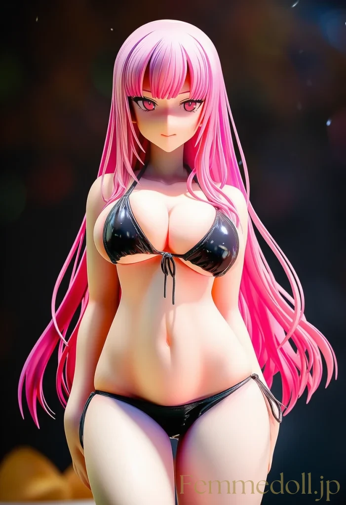 【Hololive】森カリオペ「来なよ…」クール巨乳で誘惑ポーズ【フィギュア風AIエロ24枚】 17枚目