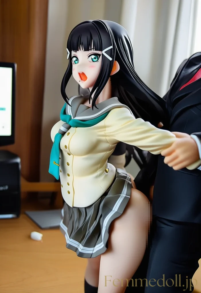 【ラブライブ! 】黒澤ダイヤ：放課後、厳格お嬢様の甘く乱れる秘め事【AI生成イラスト24枚】 9枚目