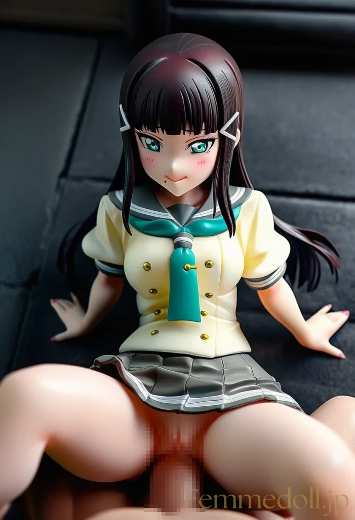 【ラブライブ! 】黒澤ダイヤ：放課後、厳格お嬢様の甘く乱れる秘め事【AI生成イラスト24枚】 2枚目