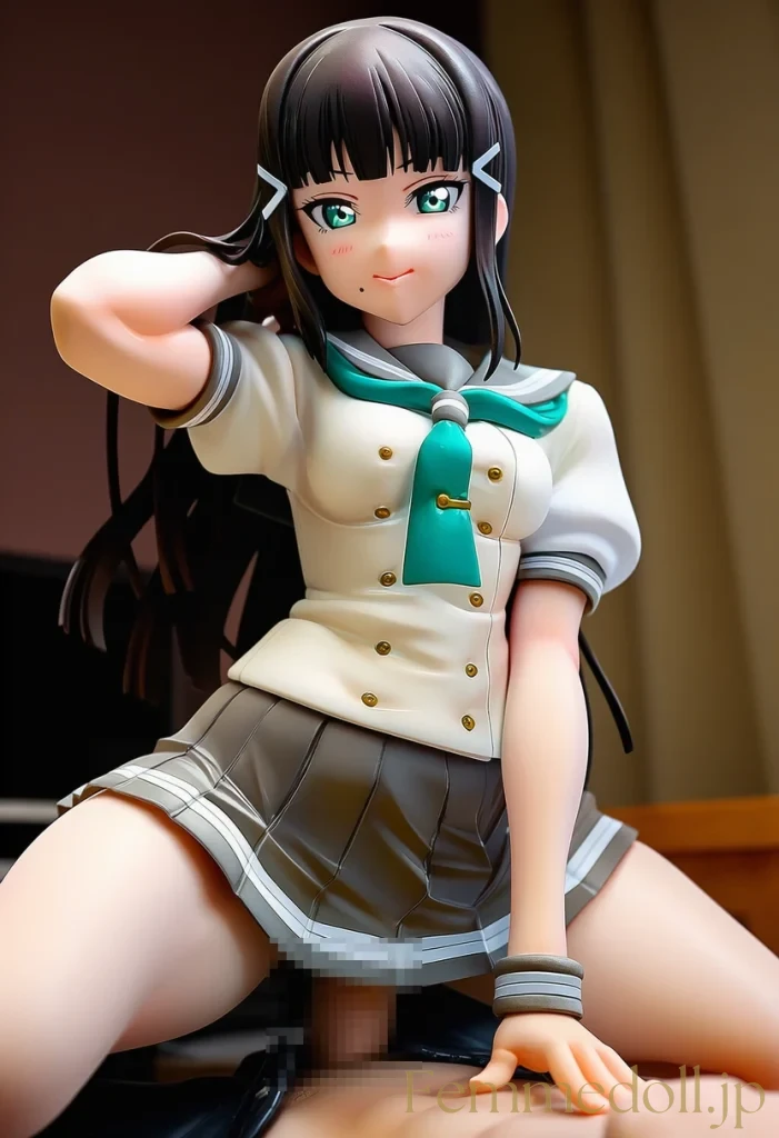 【ラブライブ! 】黒澤ダイヤ：放課後、厳格お嬢様の甘く乱れる秘め事【AI生成イラスト24枚】 18枚目